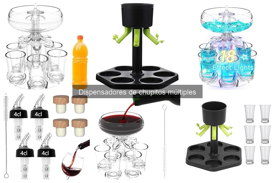 Guía de compra de dispensadores de chupitos múltiples