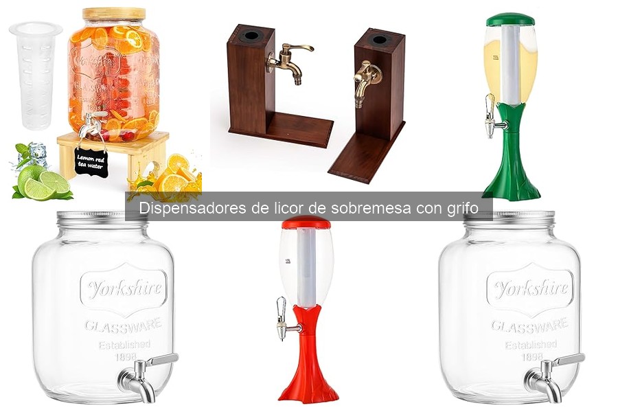 Guía de compra de dispensadores de licor de sobremesa