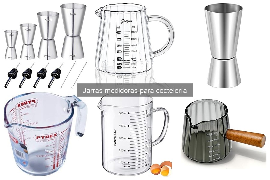 Guía de compra de jarras medidoras para cócteles