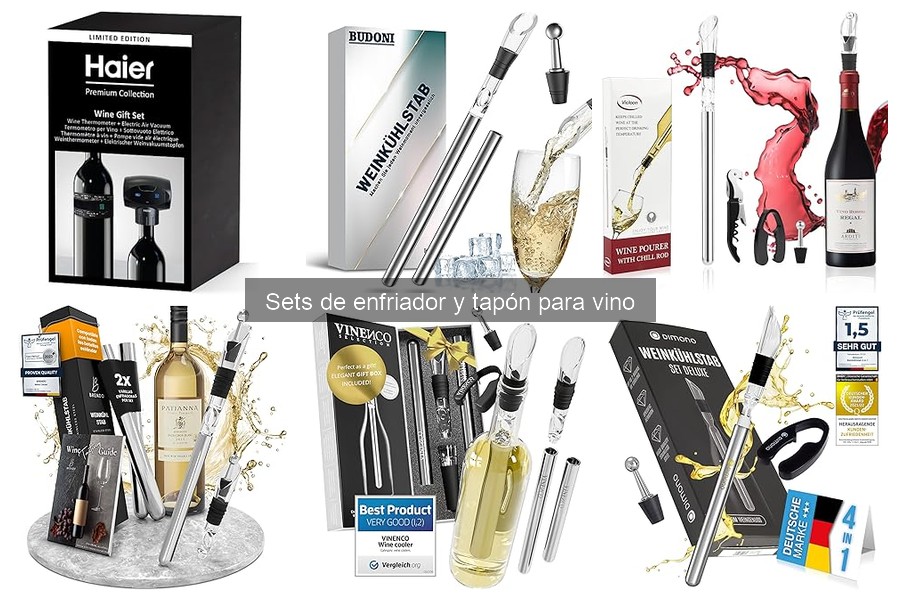 Guía de compra de sets de enfriador y tapón para vino