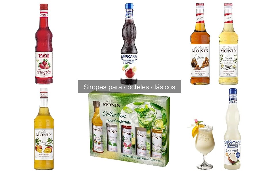 Guía de compra de siropes para cócteles deliciosos