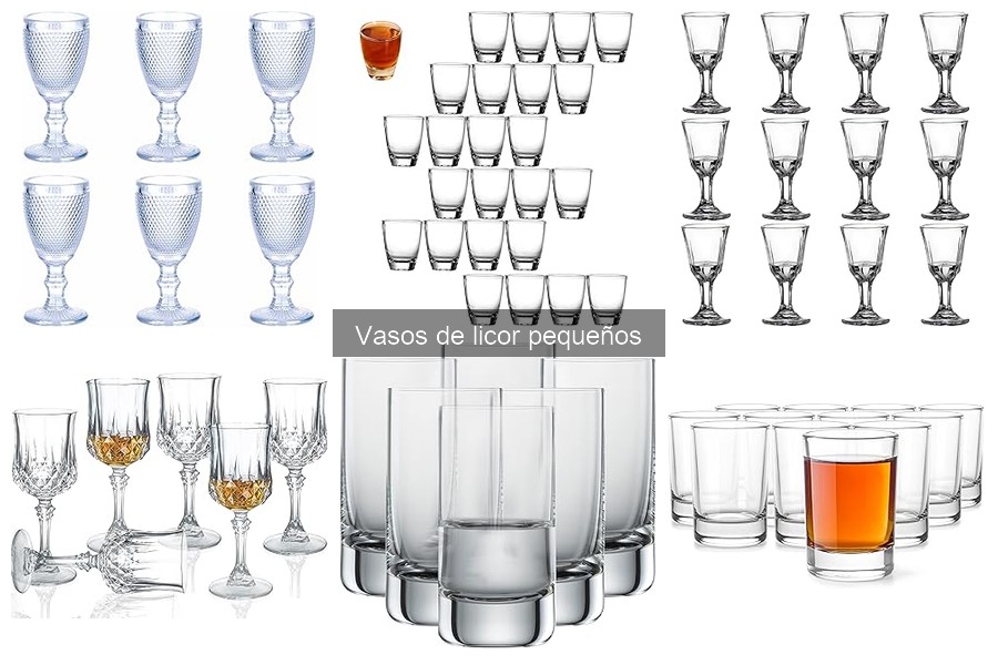Guía de compra de vasos de licor pequeños: elige los mejores