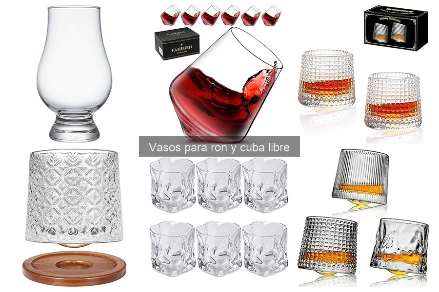 Guía de compra de vasos para ron y cuba libre