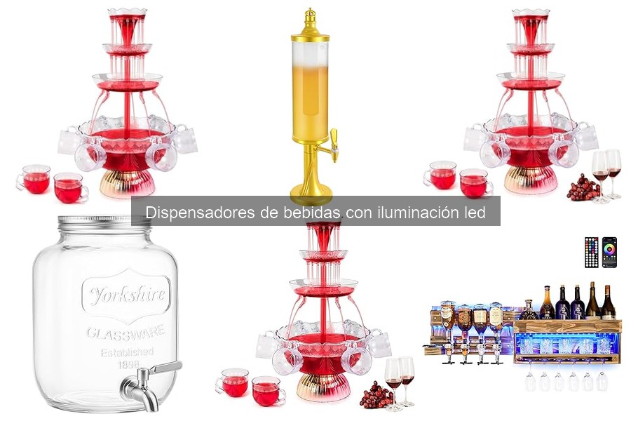 Guía de compra: dispensadores de bebidas con iluminación LED