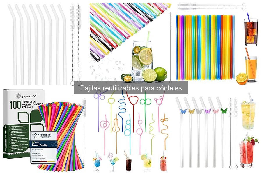 Guía de Compra: Pajitas Reutilizables para Cócteles