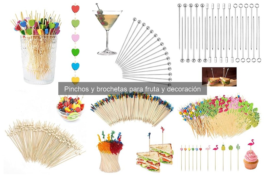 Guía de compra: Pinchos y brochetas para frutas