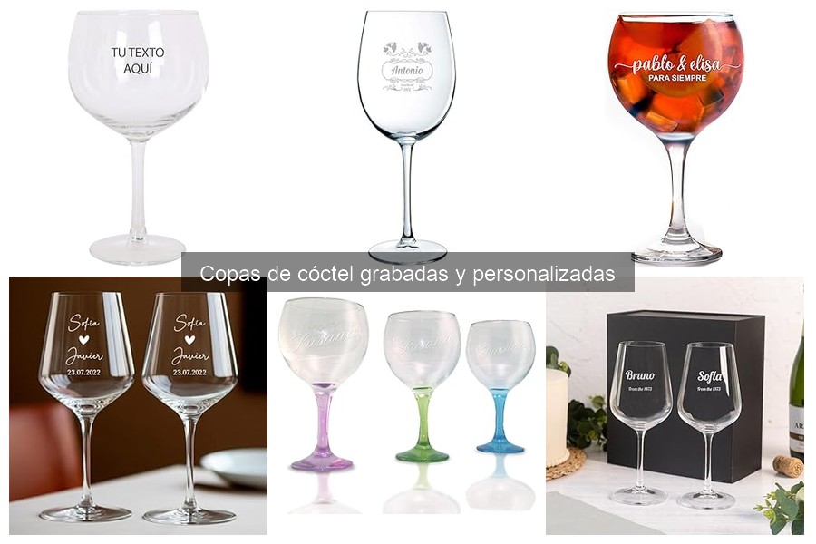 Guía para elegir copas de cóctel personalizadas