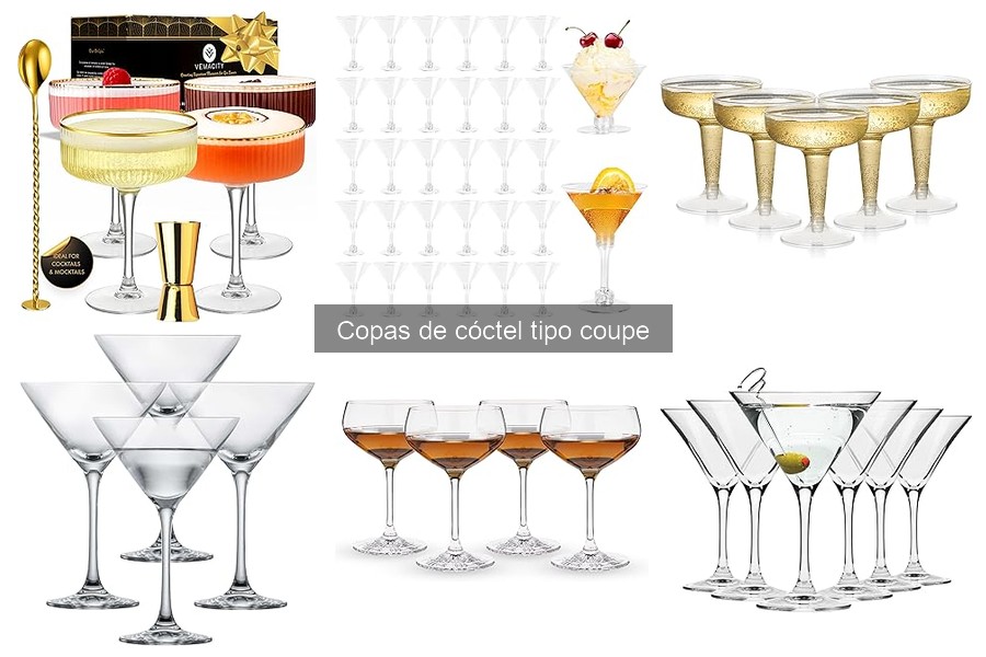 Guía para Elegir Copas de Cóctel Tipo Coupe