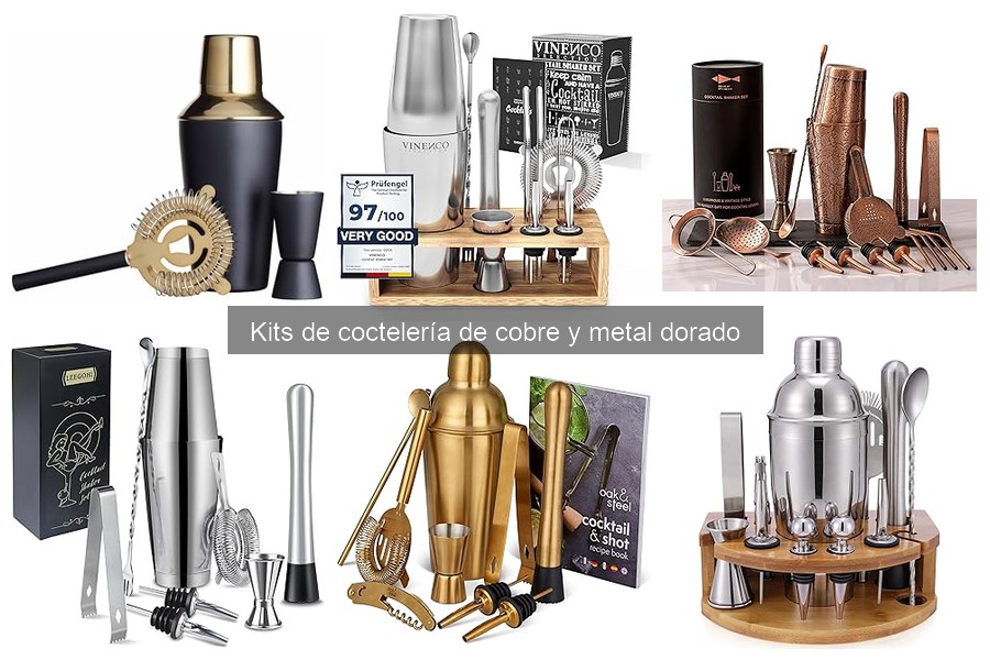 Guía para Elegir el Mejor Kit de Coctelería de Cobre