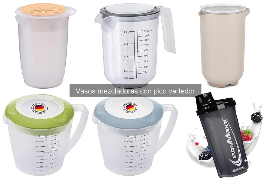 Guía para elegir el mejor vaso mezclador con pico vertedor