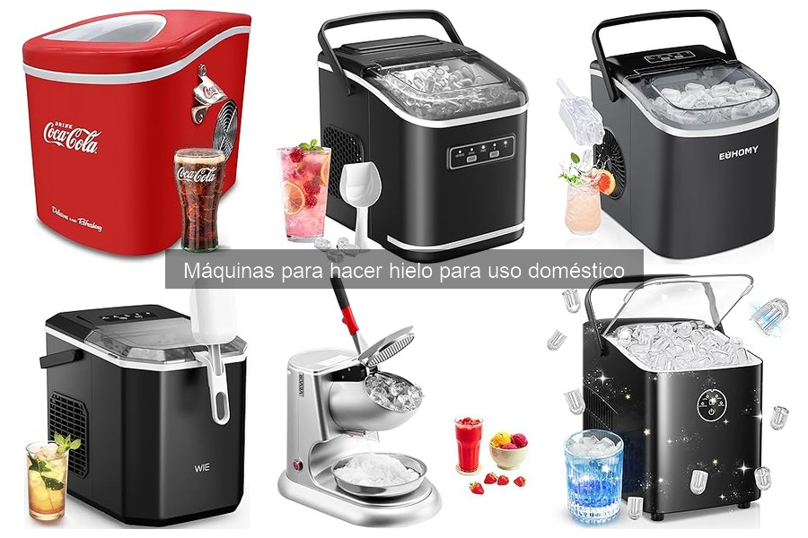 Guía para elegir la máquina de hacer hielo perfecta para casa