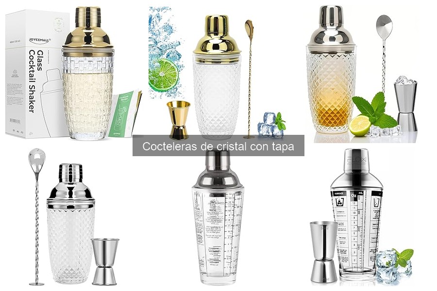 Guía para elegir la mejor coctelera de cristal