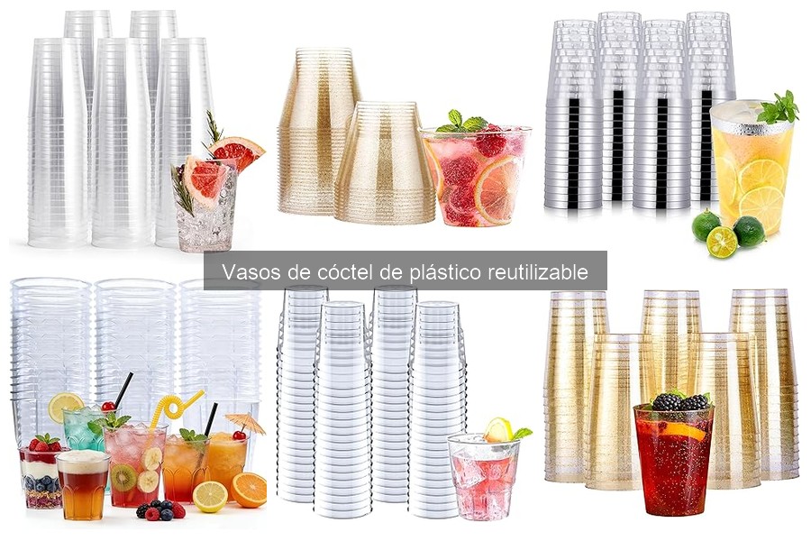 Guía para elegir vasos de cóctel de plástico reutilizable