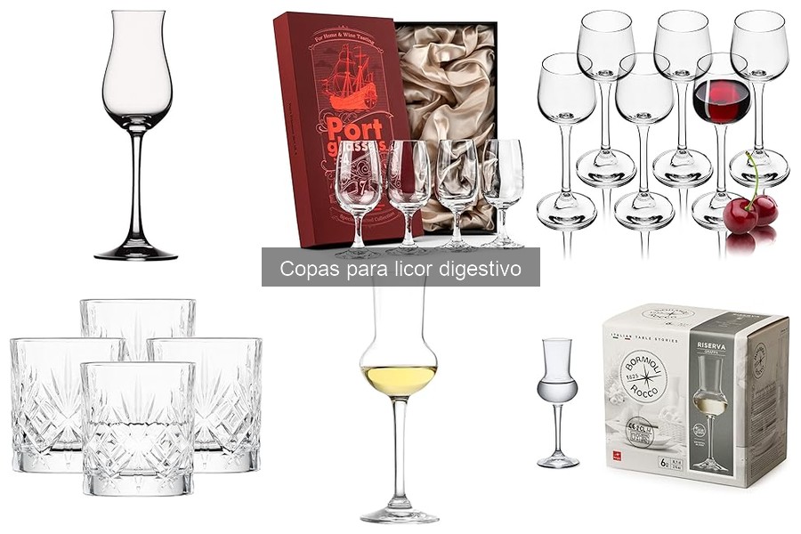 Historia de las copas para licor digestivo y su evolución