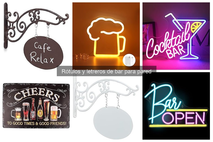 Ideas creativas para personalizar rótulos de bar