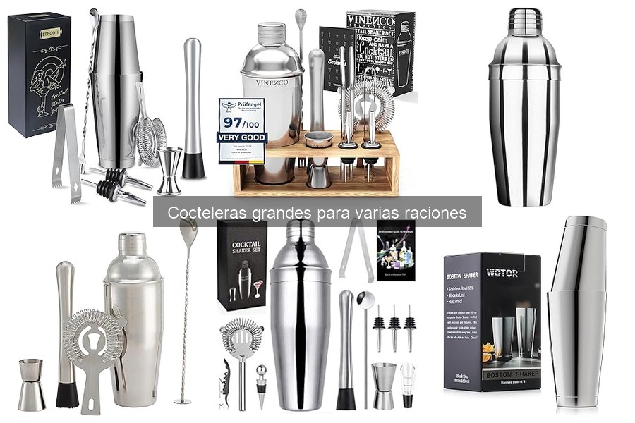 Innovaciones y tendencias en cocteleras grandes 2023