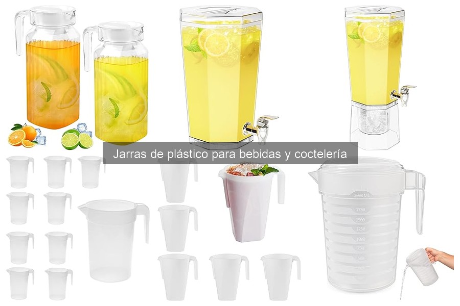 Jarras de plástico para bebidas: ¡los mejores precios aquí!