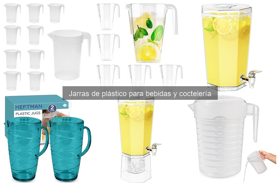 Jarras de Plástico Personalizadas para Eventos: Guía de Opciones