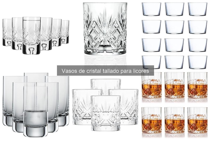La fascinante historia del cristal tallado en vasos de licor