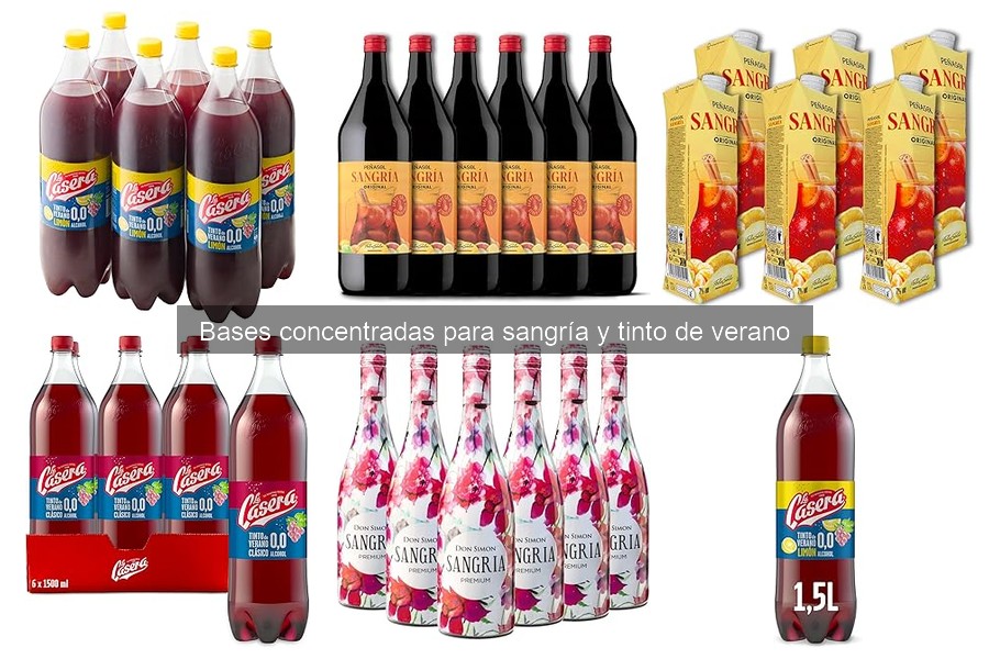 Las Mejores Bases Concentradas para Sangría: Comparativa