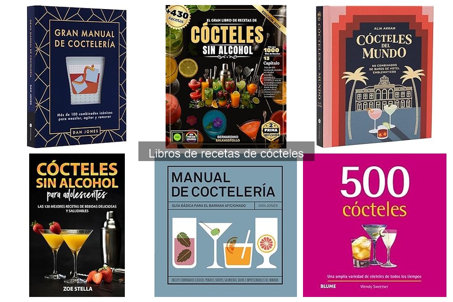 Libros de recetas de cócteles familiares y para niños