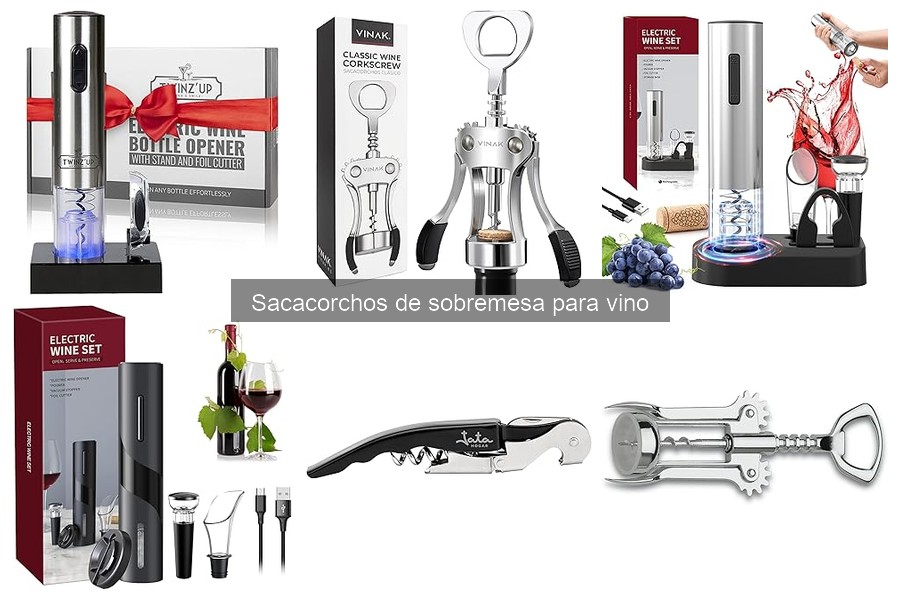 Mantenimiento efectivo de sacacorchos de sobremesa