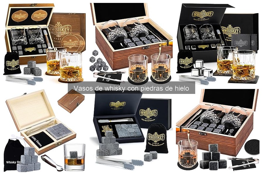 Mantenimiento y cuidado de vasos de whisky con hielo