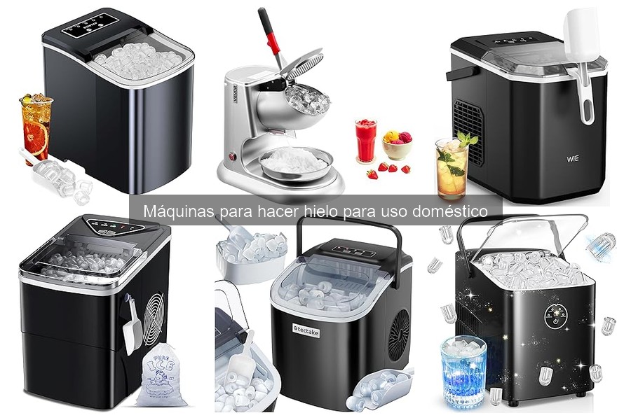 Mantenimiento y limpieza de máquinas de hacer hielo en casa