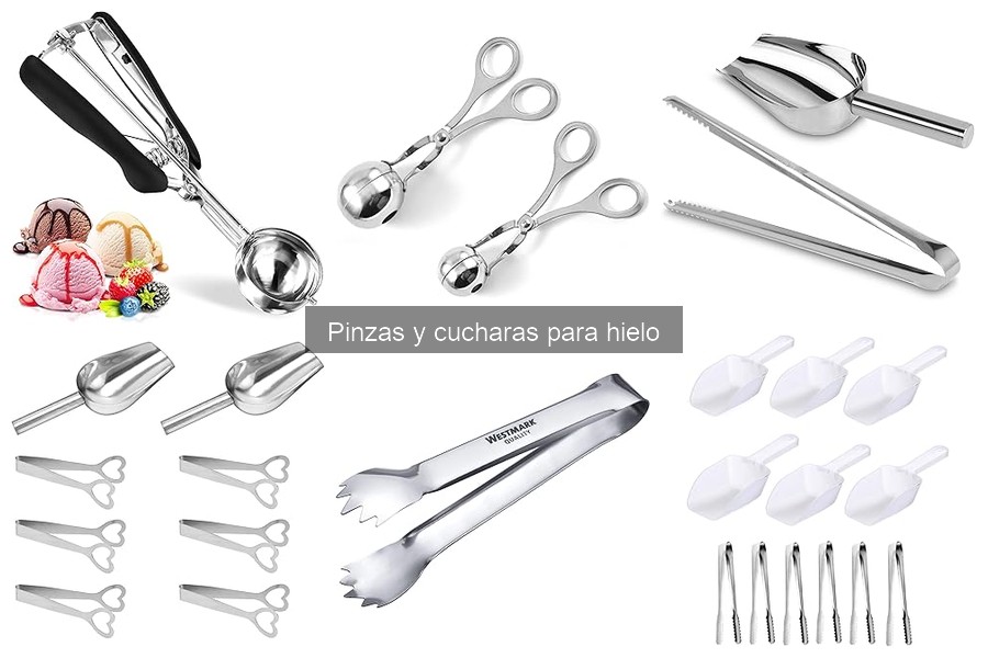 Mantenimiento y limpieza de pinzas y cucharas para hielo
