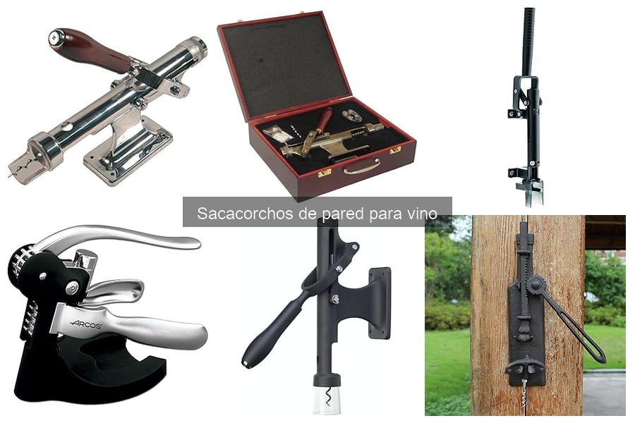 Mantenimiento y limpieza de sacacorchos de pared para vino