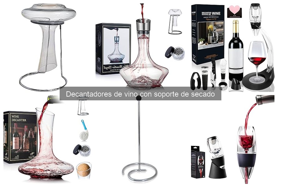 Mantenimiento y limpieza de un decantador de vino