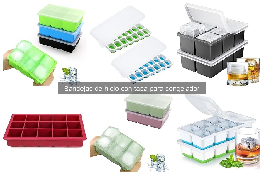 Materiales en bandejas de hielo con tapa: pros y contras