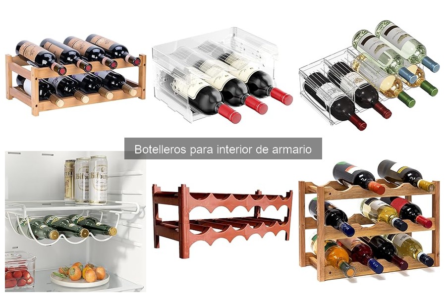 Maximiza el espacio en tu armario con botelleros prácticos