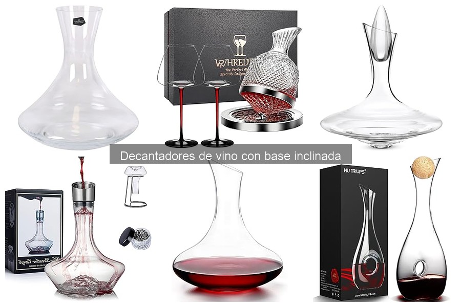 Mejor decantador de vino con base inclinada para principiantes