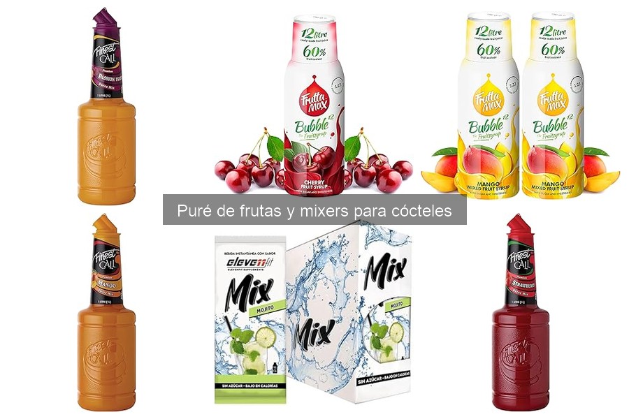 Mejor puré de frutas para cócteles tropicales
