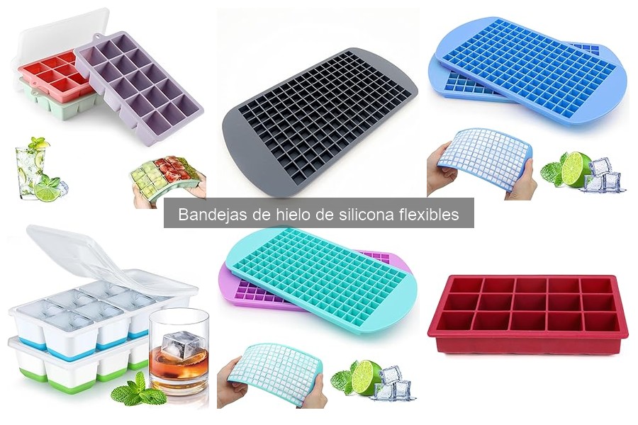 Mejores bandejas de hielo de silicona para cócteles