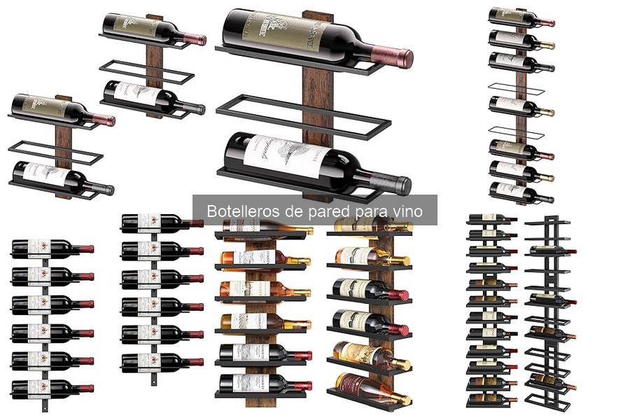 Mejores botelleros de pared para vino en 2023