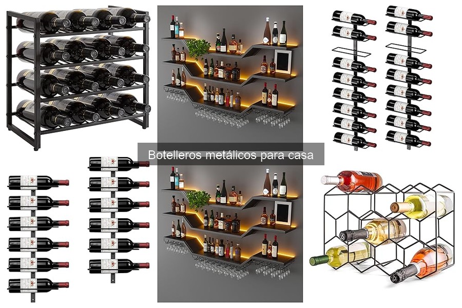 Mejores botelleros metálicos para casas pequeñas en 2023