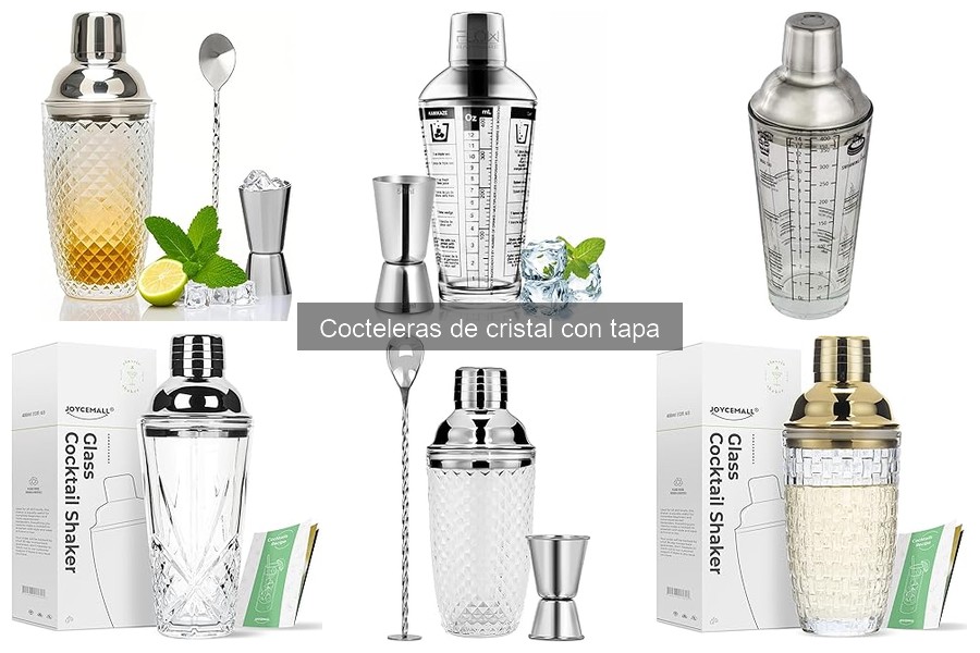 Mejores cocteleras de cristal para principiantes en 2023