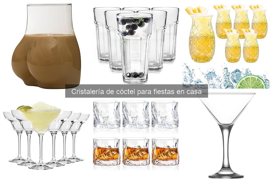 Mejores conjuntos de cristalería para cócteles en casa