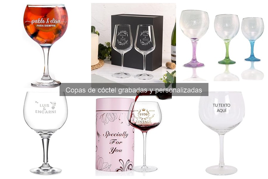 Mejores copas de cóctel personalizadas para regalar en 2023