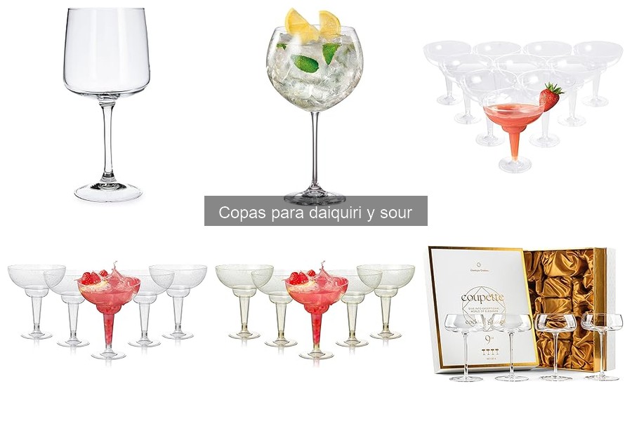 Mejores copas para daiquiri y sour en promociones y ofertas