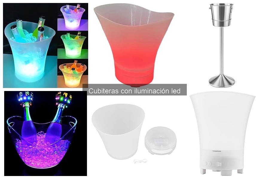 Mejores cubiteras con iluminación LED para fiestas
