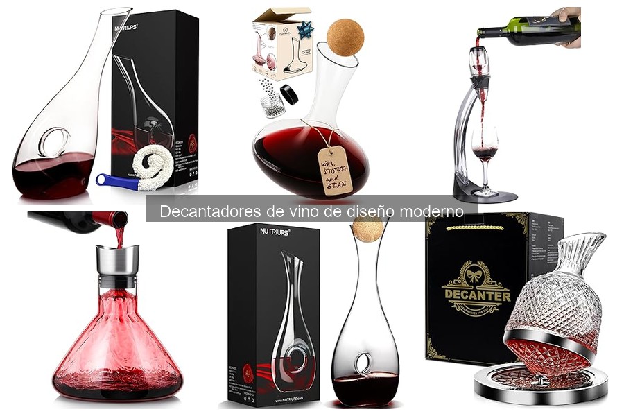 Mejores decantadores de vino de diseño moderno en 2023