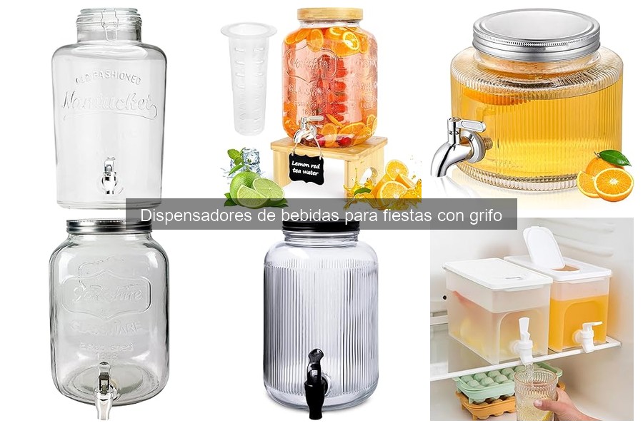 Mejores dispensadores de bebidas con grifo para eventos