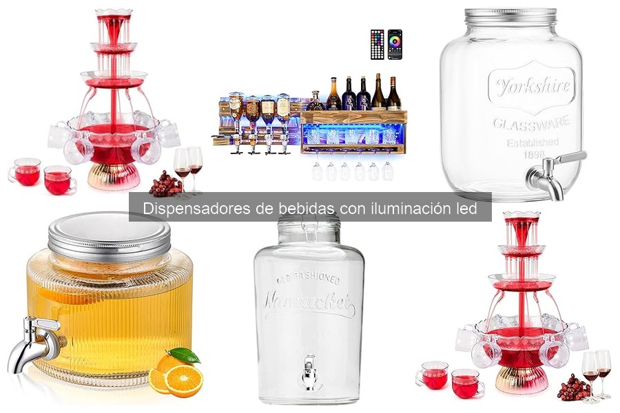 Mejores dispensadores de bebidas LED para fiestas y eventos