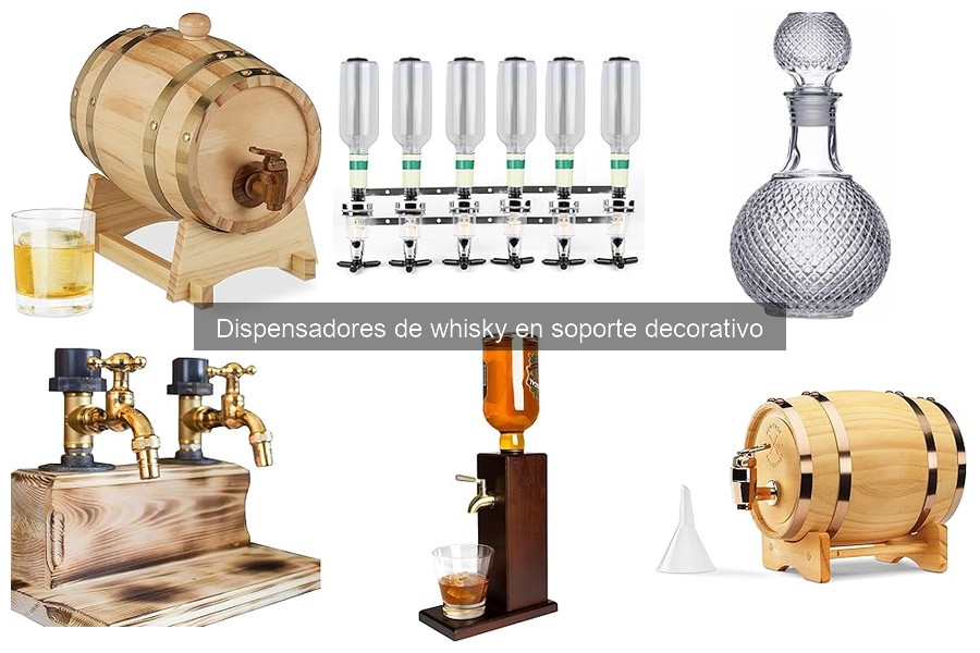 Mejores dispensadores de whisky decorativos para casas modernas