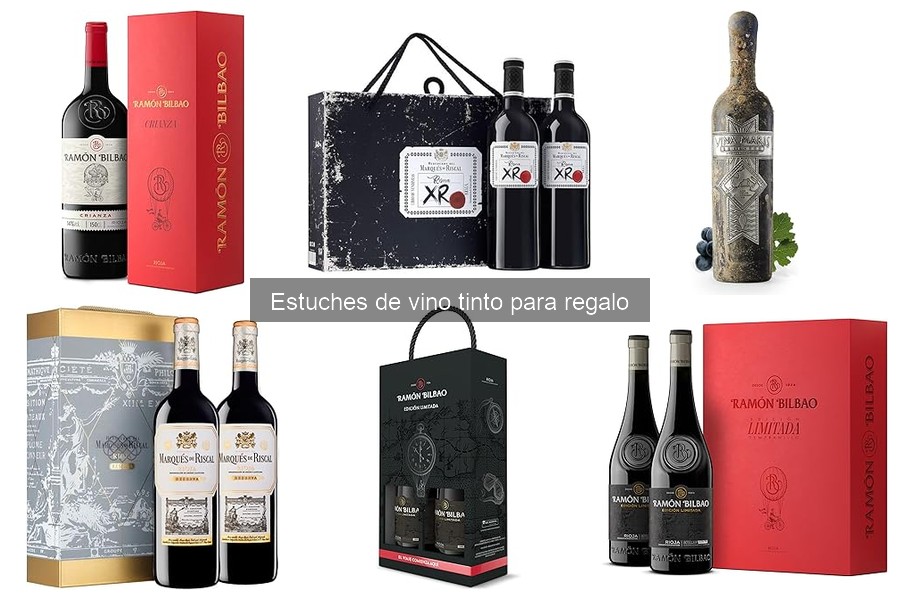 Mejores estuches de vino tinto para ocasiones especiales