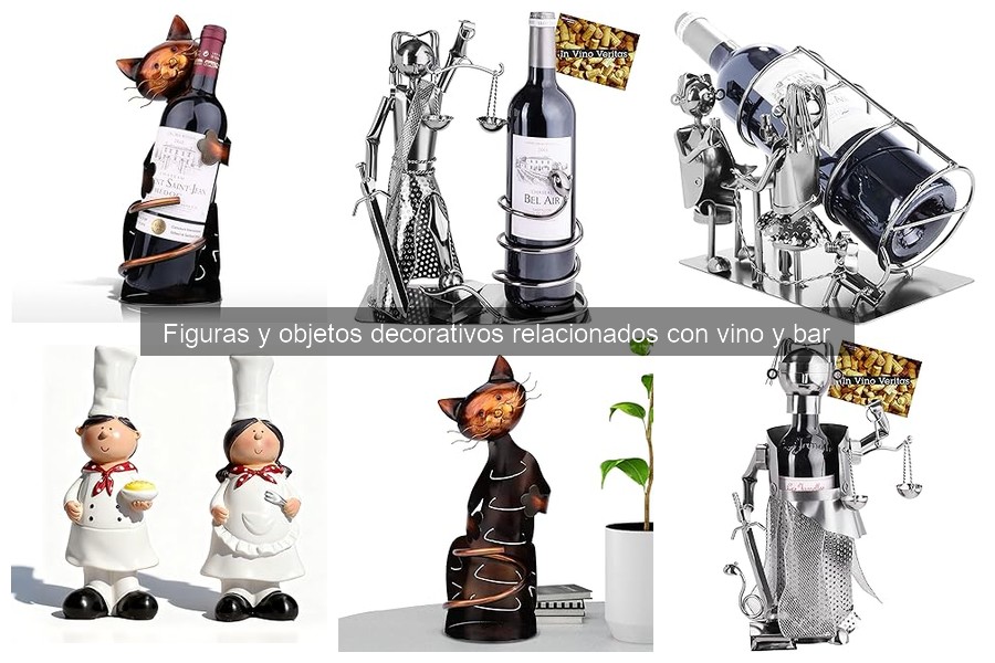 Mejores figuras decorativas para regalar a amantes del vino