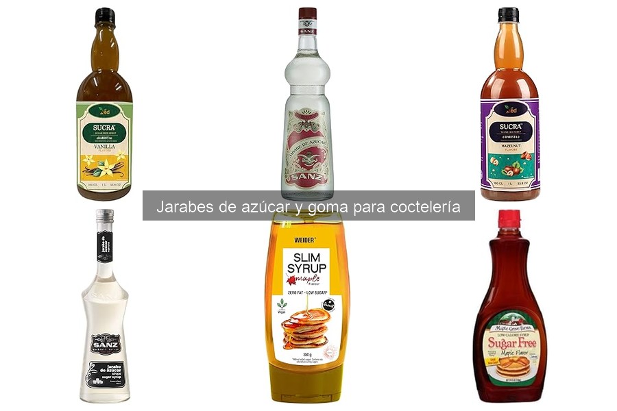 Mejores jarabes de azúcar y goma para principiantes en coctelería